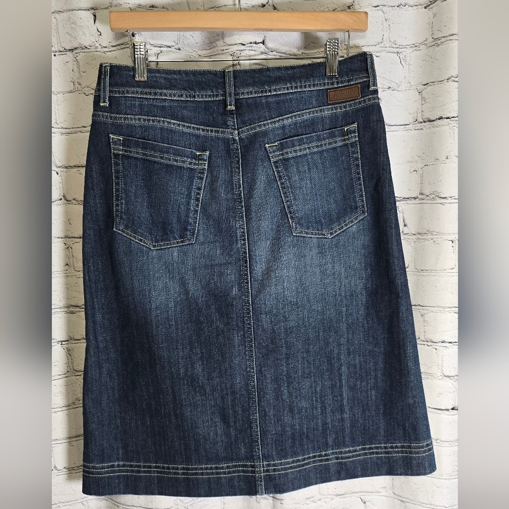 Boden Denim Jean A-Line Mini Skirt Size 8 - Picture 5 of 7